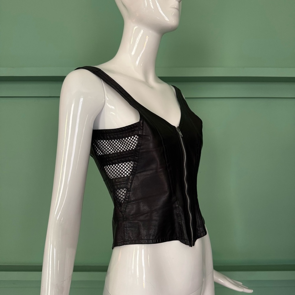 Vintage leather vest
